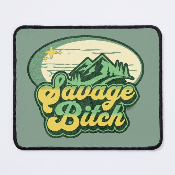 Item preview, Savage Bitch Retro Nature by Sunshine Firecracker designed and sold by SunFirecracker.