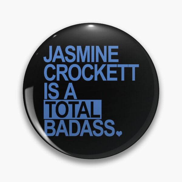 Item preview, Jasmine Crockett is a total badass - Box - Heart - BLUE designed and sold by Thelittlelord.