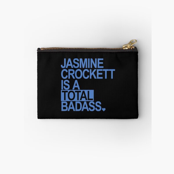 Item preview, Jasmine Crockett is a total badass - Box - Heart - BLUE designed and sold by Thelittlelord.