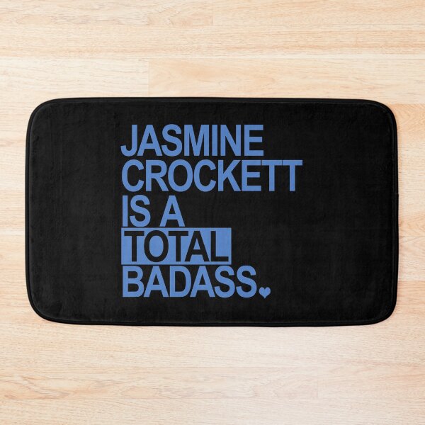 Item preview, Jasmine Crockett is a total badass - Box - Heart - BLUE designed and sold by Thelittlelord.