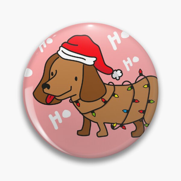 Item preview, Dachshund Merry Christmas designed and sold by VanReke.