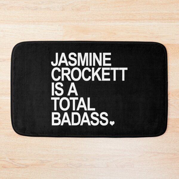 Item preview, Jasmine Crockett is a total badass  - Heart - white designed and sold by Thelittlelord.