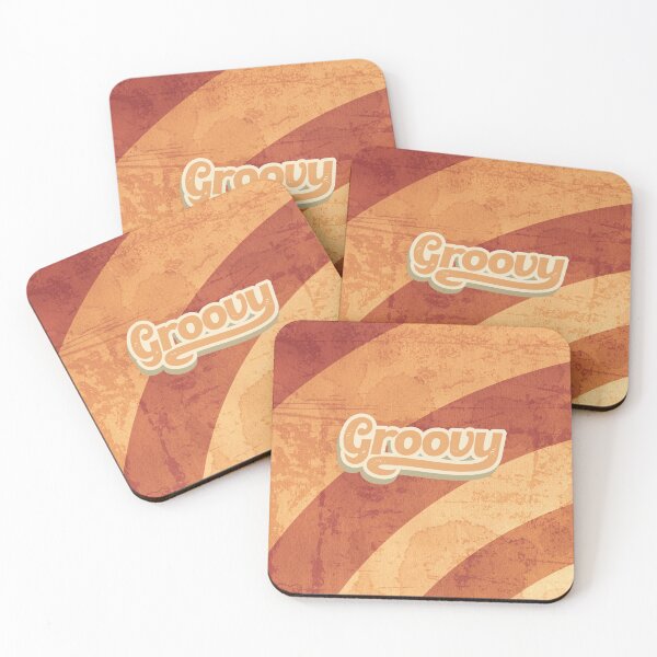 Item preview, Groovy illustration Retro style orange and peach color art design designed and sold by simplestic.
