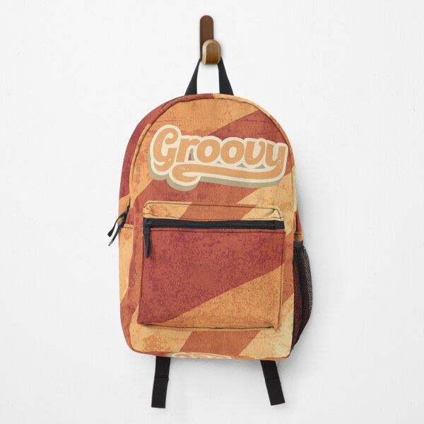 Item preview, Groovy illustration Retro style orange and peach color art design designed and sold by simplestic.