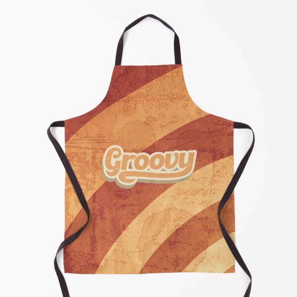 Item preview, Groovy illustration Retro style orange and peach color art design designed and sold by simplestic.