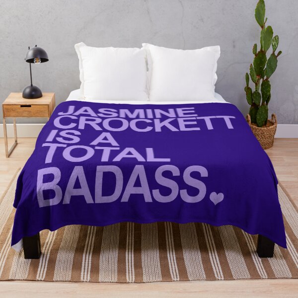 Item preview, Jasmine Crockett is a total badass  - Heart - lavender designed and sold by Thelittlelord.
