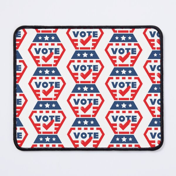Item preview, Vote Red, White, and Blue Retro Checkmark designed and sold by ArtMeetsPizza.
