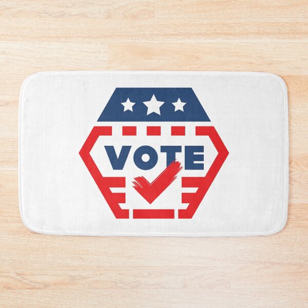 Item preview, Vote Red, White, and Blue Retro Checkmark designed and sold by ArtMeetsPizza.