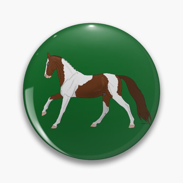 Item preview, Cantering Chestnut Tobiano Pinto Horse designed and sold by DappledMoon.