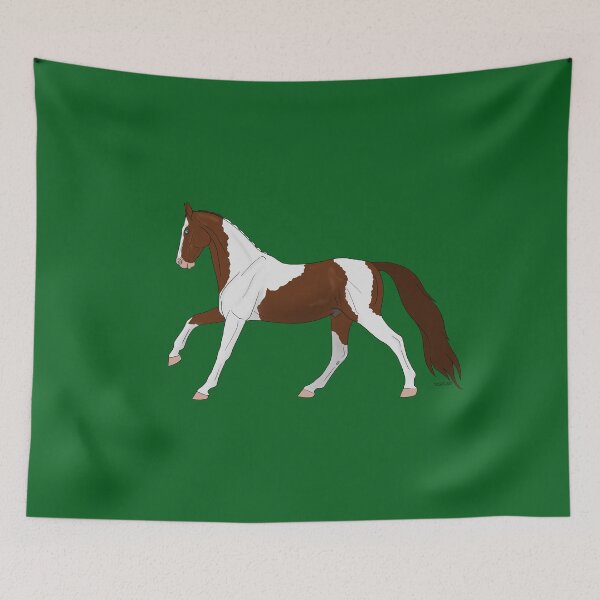 Item preview, Cantering Chestnut Tobiano Pinto Horse designed and sold by DappledMoon.