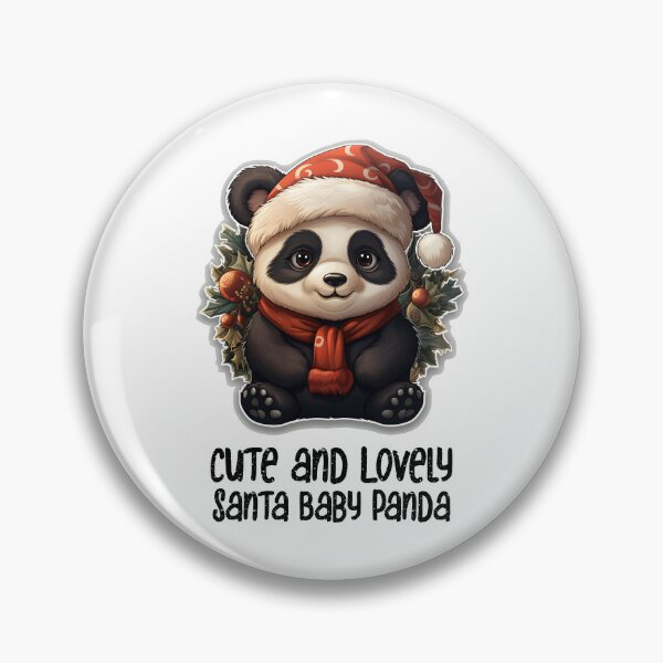 Item preview, Christmas Santa Sweet Panda-Cute and Lovely Santa Panda ! designed and sold by Mohammed Sohail Khan.