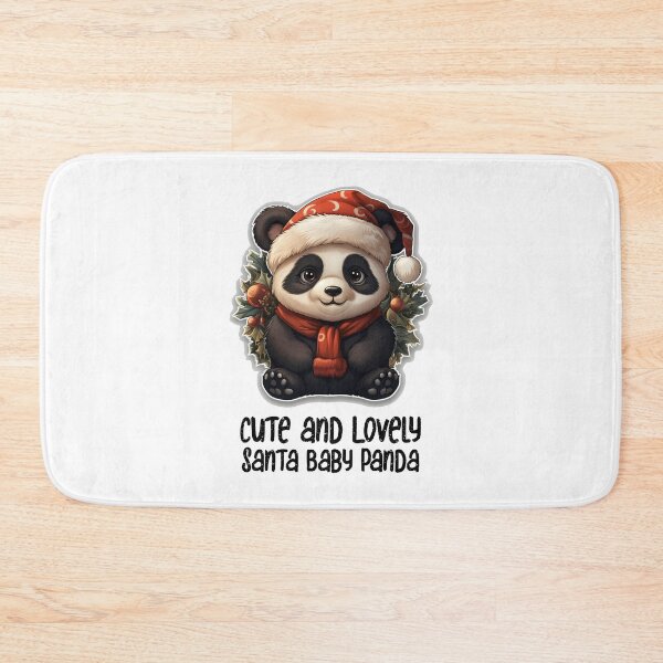 Item preview, Christmas Santa Sweet Panda-Cute and Lovely Santa Panda ! designed and sold by Mohammed Sohail Khan.