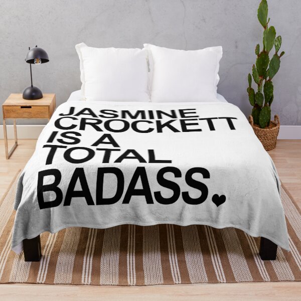 Item preview, Jasmine Crockett is a total badass  - Heart - black designed and sold by Thelittlelord.