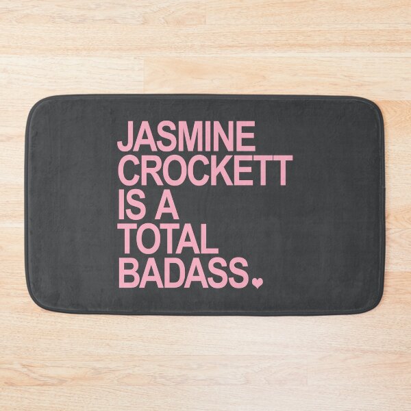 Item preview, Jasmine Crockett is a total badass  - Heart - pink designed and sold by Thelittlelord.