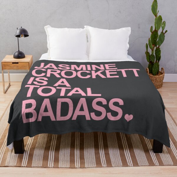 Item preview, Jasmine Crockett is a total badass  - Heart - pink designed and sold by Thelittlelord.