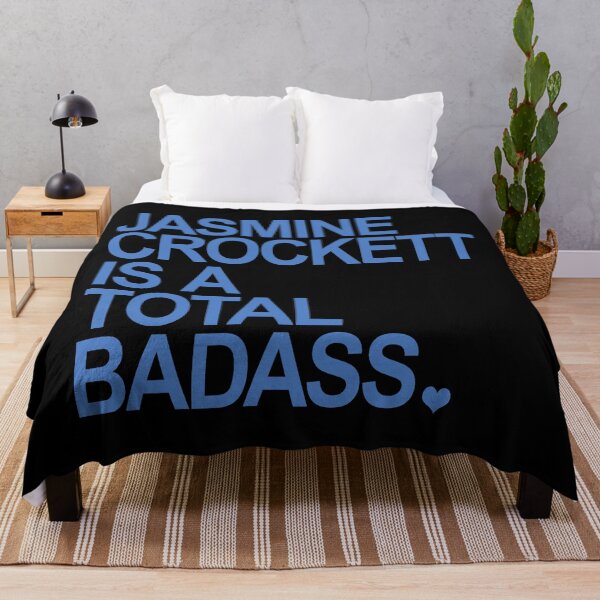 Item preview, Jasmine Crockett is a total badass  - Heart - blue designed and sold by Thelittlelord.