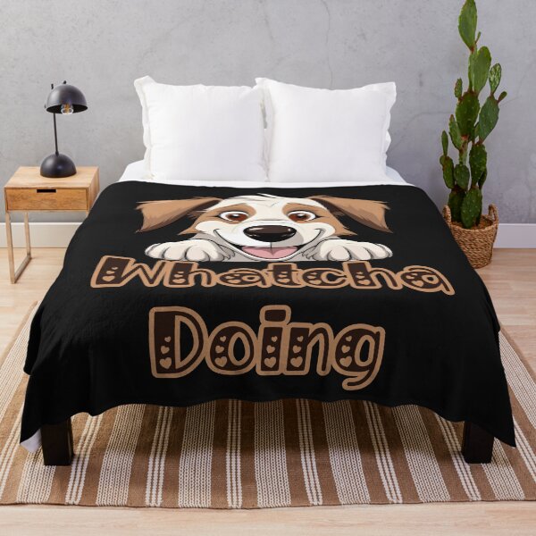 Item preview, Whatcha Doing Funny Doggy Watching You Humor designed and sold by JoyOfHopeStore.