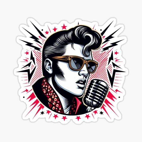 Vista previa del artículo con la obra «Colección popArt de Elvis 4», diseñado y vendido por Star Treatment.