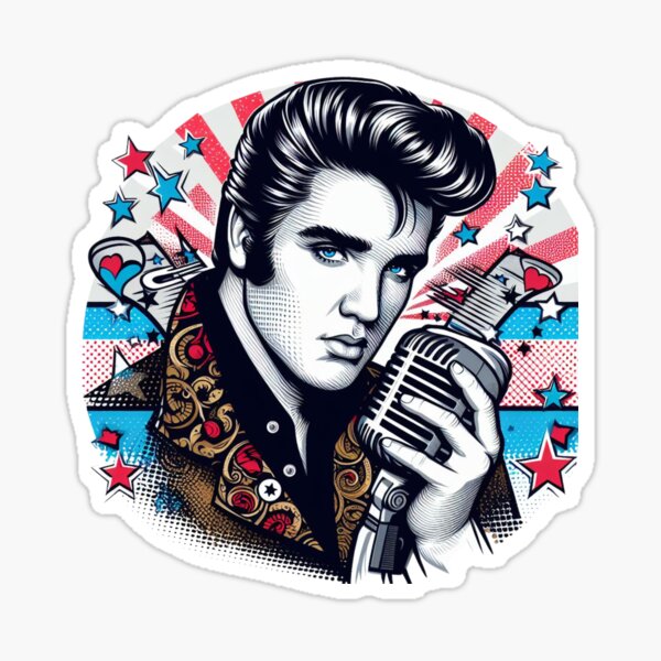 Vista previa del artículo con la obra «Colección popArt de Elvis 5», diseñado y vendido por Star Treatment.