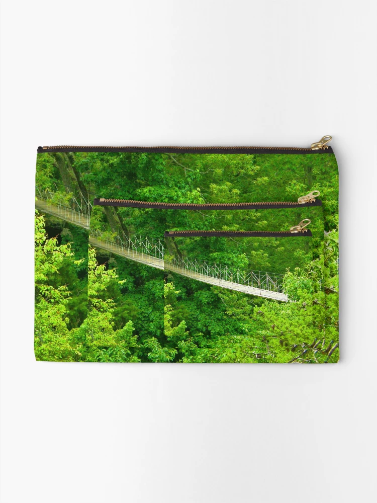 Thumbnail 2 of 4, Zipper Pouch, Tree Top Bridge designed and sold by Rupprat.