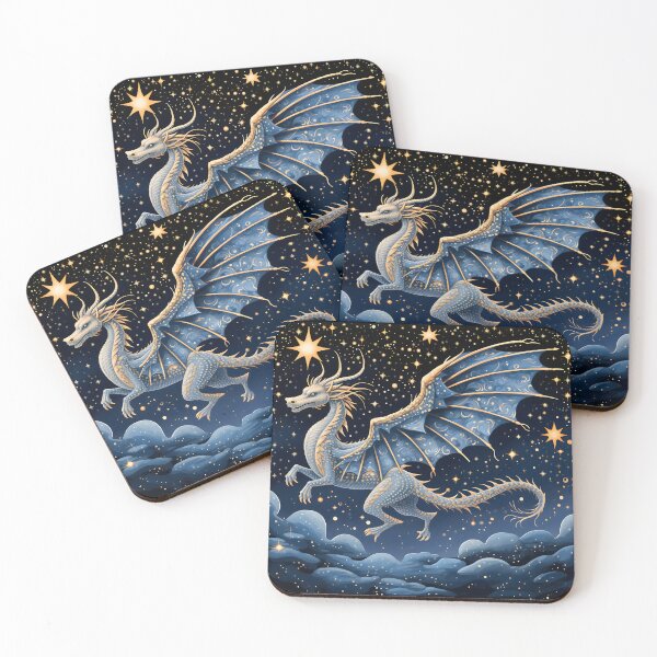 Item preview, Stardust Wings: Midnight Dragon's Flight designed and sold by FantasyFusion.