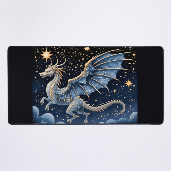 Item preview, Stardust Wings: Midnight Dragon's Flight designed and sold by FantasyFusion.