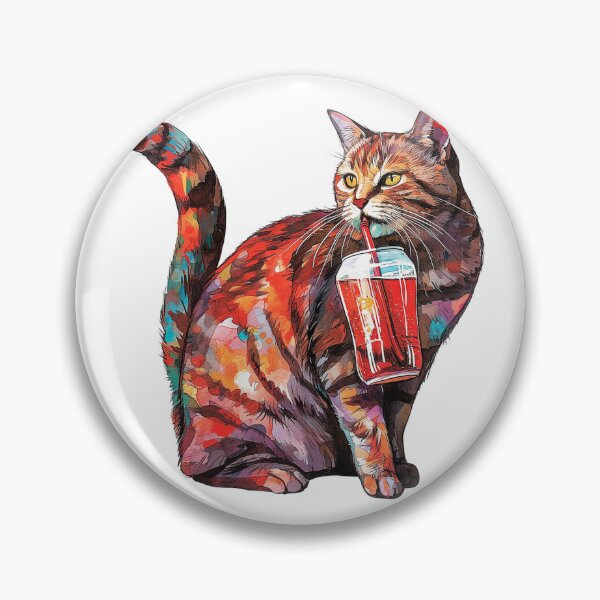 Item preview, Let's Drink a cola with me Meaw designed and sold by dlwryu.