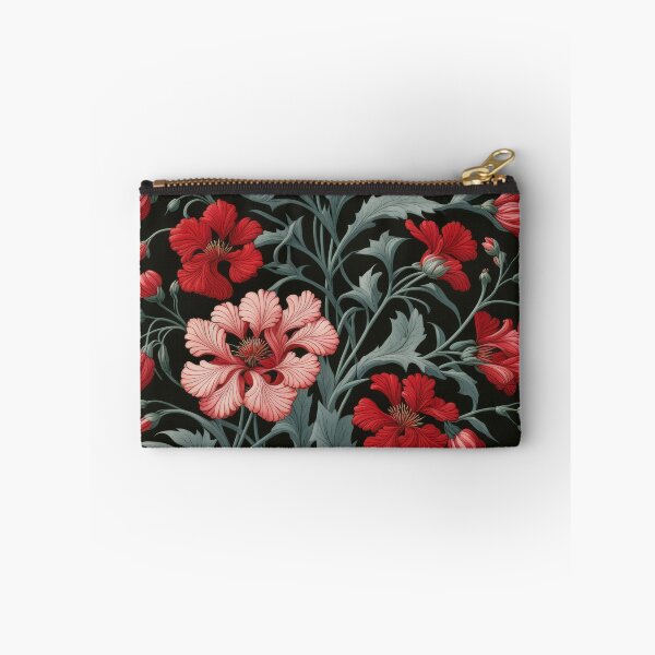 Item preview, Art Nouveau Floral Pattern Collection #1 - Red Bleeding Heart Flowers #12 designed and sold by elektronen.