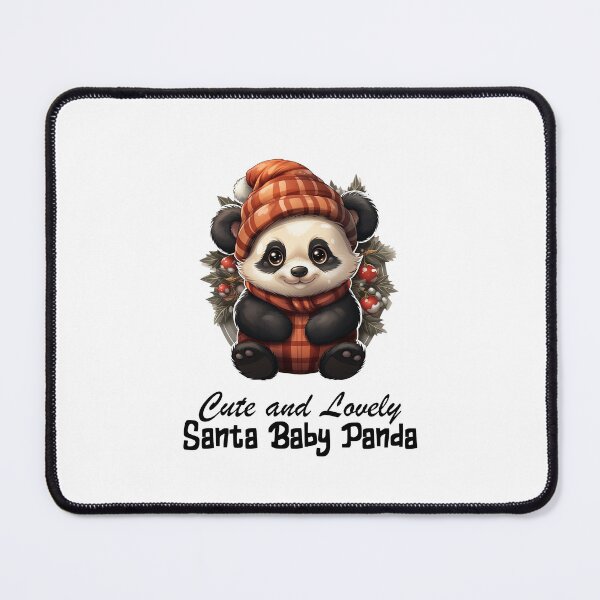 Item preview, Christmas Santa Sweet Panda-Cute and Lovely Santa Panda ! designed and sold by Mohammed Sohail Khan.