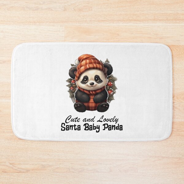 Item preview, Christmas Santa Sweet Panda-Cute and Lovely Santa Panda ! designed and sold by Mohammed Sohail Khan.