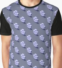 Isometric ghosts seamless pattern. Graphic T-Shirt