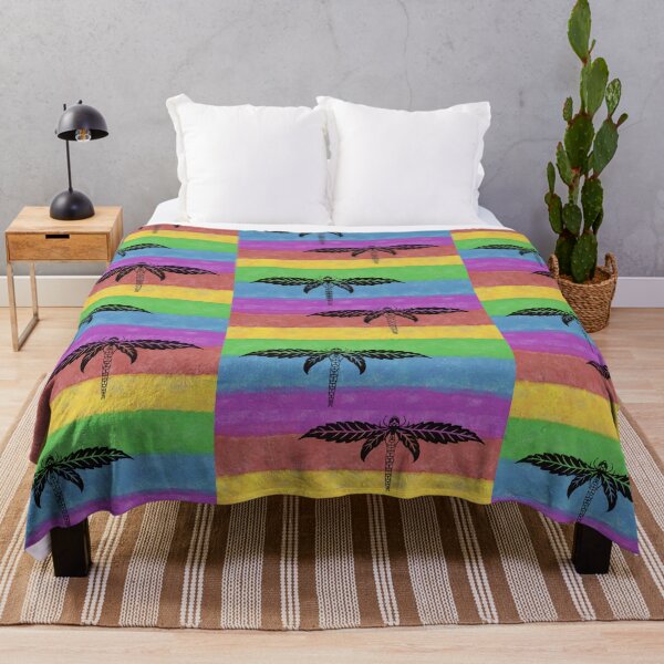 Item preview, Dragonfly Rainbow print designed and sold by bohemianeNVy7.