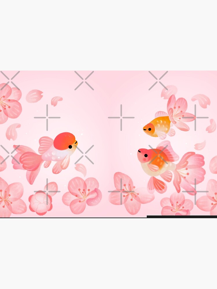 Cherry blossom goldfish 1 by pikaole