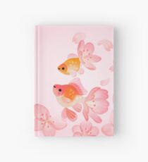 Cherry blossom goldfish 1 Hardcover Journal