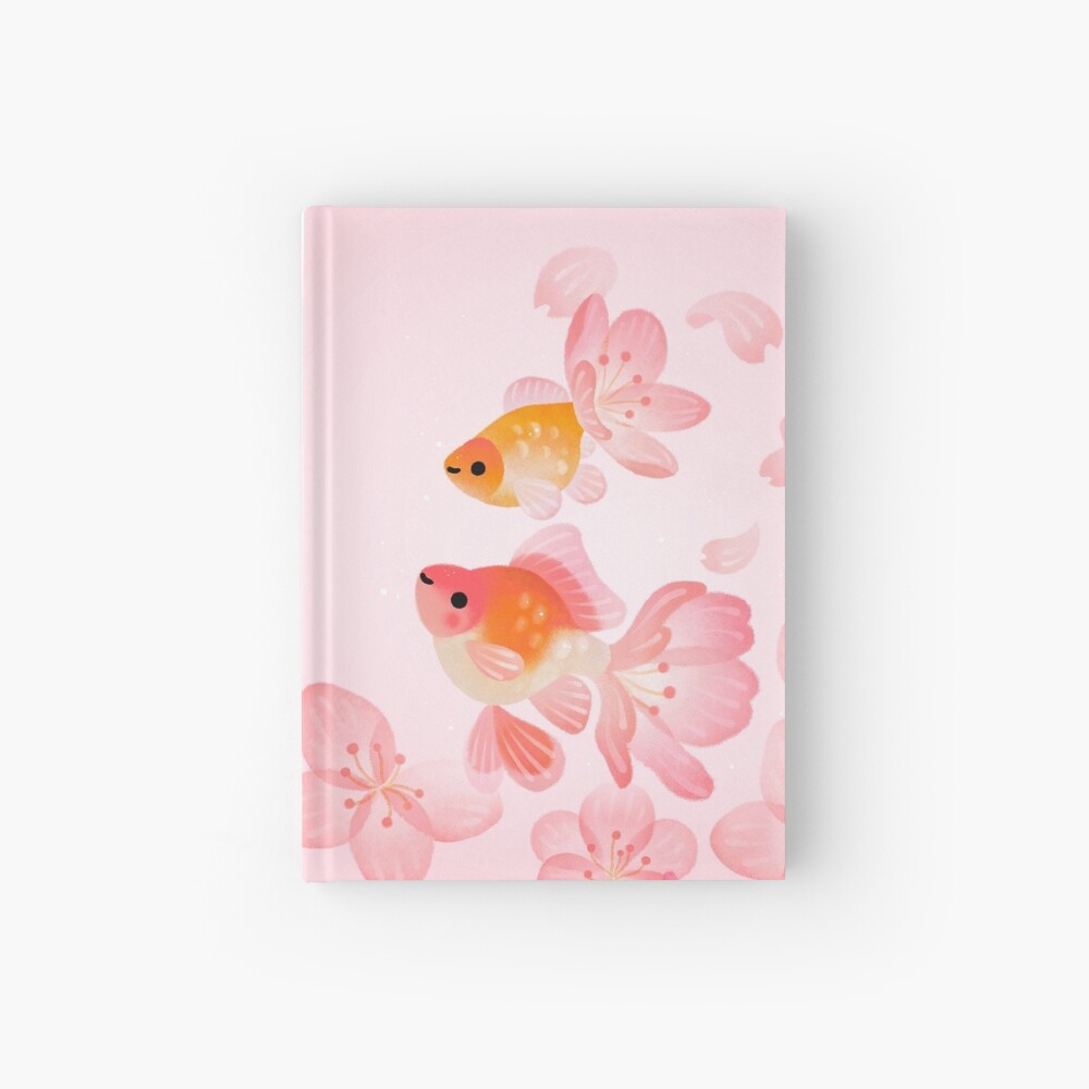 Cherry blossom goldfish 1 Hardcover Journal