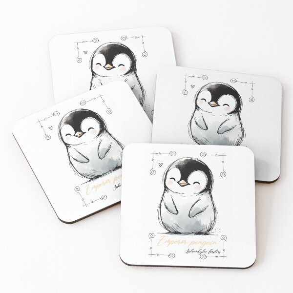 Item preview, Baby Emperor Penguin Trading Card Design designed and sold by Phishfewd.