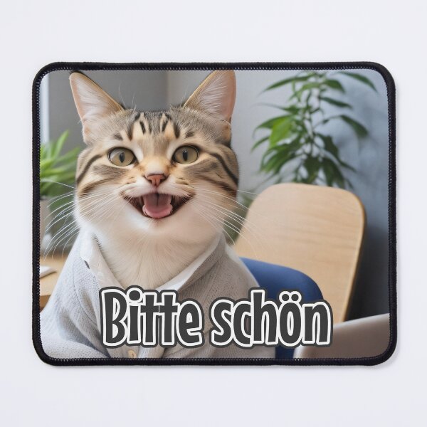 Artikelvorschau, KI-generierte Katzen 02 „Bitte schön“ entworfen und verkauft von Cliff-Qi.