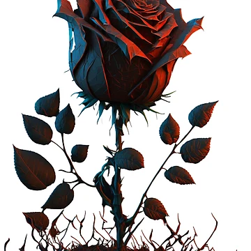 Artwork thumbnail, Red Rose Flower by Creative Visions