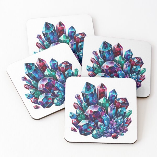 Item preview, Multi - Color Crystal Gemstone Sticker designed and sold by mymagicstoreus.
