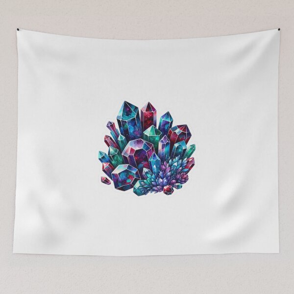 Item preview, Multi - Color Crystal Gemstone Sticker designed and sold by mymagicstoreus.