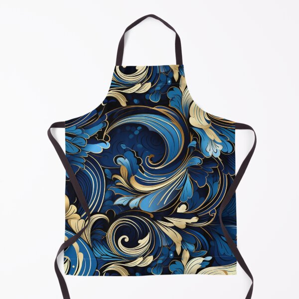 Item preview, Blue and Gold Waves designed and sold by chi3-jp.