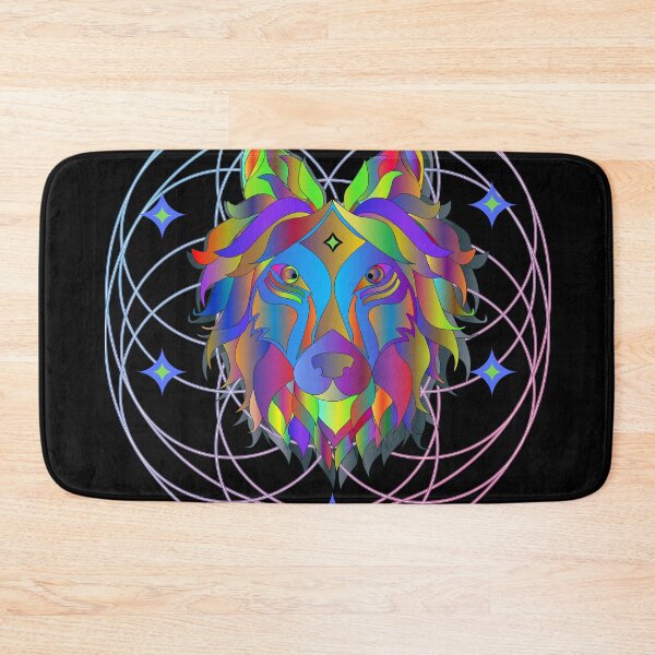 Item preview, Mystical Wolf - Spirit Of The Wolf, Sacred Wolves designed and sold by abeautifulife.