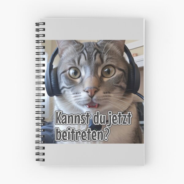 Item preview, KI-generierte Katze 02 "Kannst du jetzt beitreten?" designed and sold by Cliff-Qi.