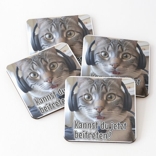 Item preview, KI-generierte Katze 02 "Kannst du jetzt beitreten?" designed and sold by Cliff-Qi.