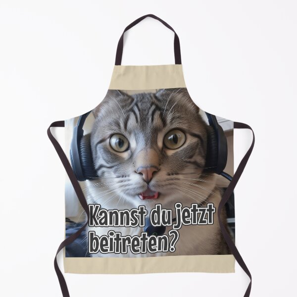 Item preview, KI-generierte Katze 02 "Kannst du jetzt beitreten?" designed and sold by Cliff-Qi.