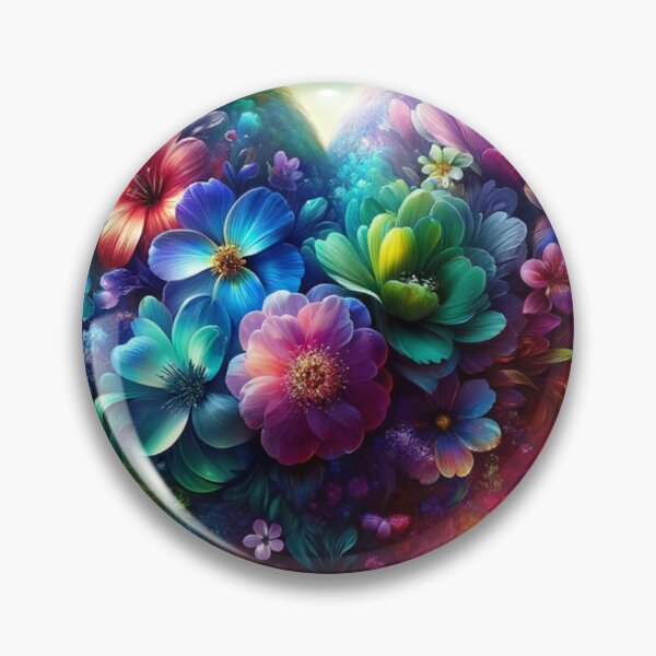 Item preview, Cosmic Floral Heart Illustration designed and sold by mymagicstoreus.