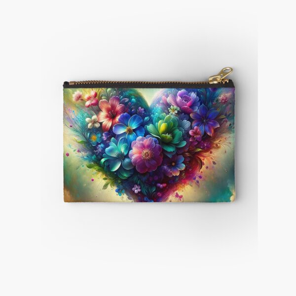 Item preview, Cosmic Floral Heart Illustration designed and sold by mymagicstoreus.