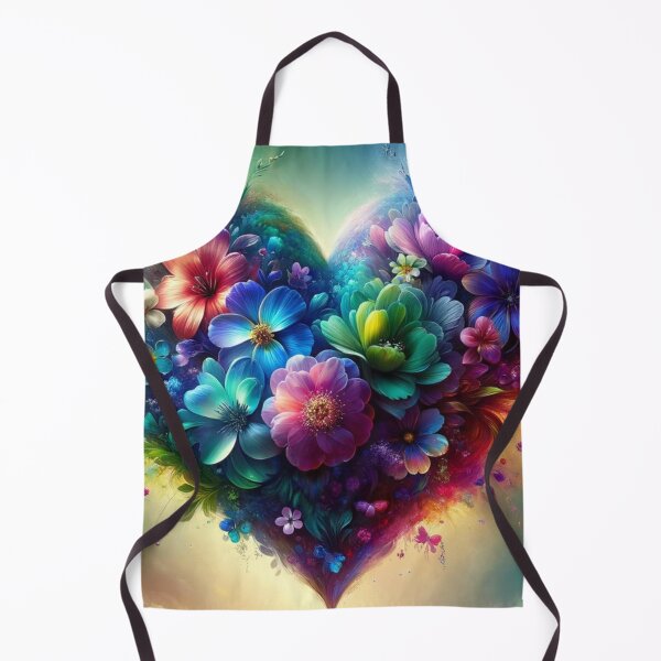 Item preview, Cosmic Floral Heart Illustration designed and sold by mymagicstoreus.