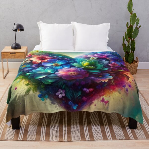 Item preview, Cosmic Floral Heart Illustration designed and sold by mymagicstoreus.