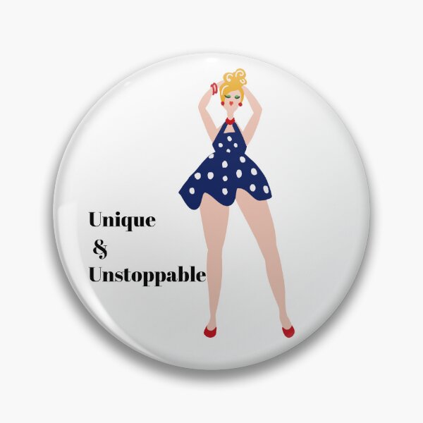 Item preview, Lady with polka dot dress designed and sold by SahudiDesigns.